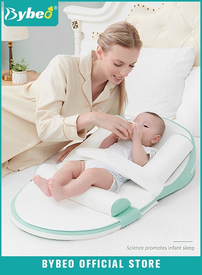 Baby Nursing Pillow for Breastfeeding, Multi-Functional Original Plus Size Breastfeeding Pillows, Infant Anti-Spit Milk Slope Mat, Memory cotton Supportive Cushion