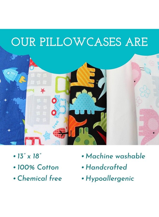 Toddler Pillowcase 13 X 18100% Cotton & Hypoallergenic (White Envelope)