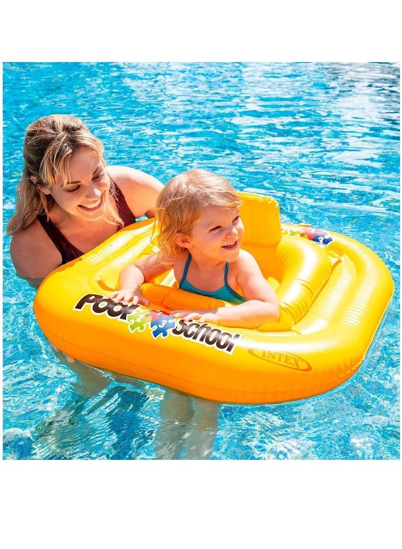 Deluxe Baby Float Pool School Toys, 1+ Years - Yellow 79x79cm