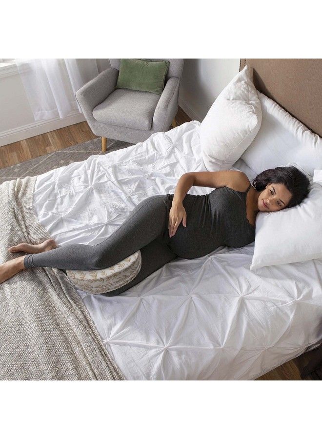 Pregnancy Wedge Pillow With Removable Jersey Pillow Cover Taupe Grassland Design Firm Compact Support Portable Prenatal And Postnatal Positioning