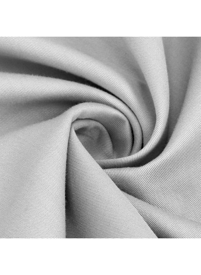 Cotton Toddler Pillowcases 2 Pack Toddler Travel Pillowcases Machine Washable & Super Soft 14X20 Inches Gray