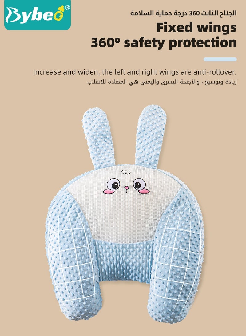 Baby Nursing Pillow, Breastfeeding Pillows for Babies, Multifunctional Baby Exhaust Pillow, Nursery Pillows,  Toddler Look Up and Lying Pillows, Anti Reflux Babies Crib Headrest for Newborn and Infant