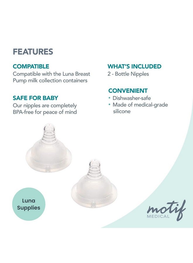 Slowflow Baby Bottle Nipples For Luna