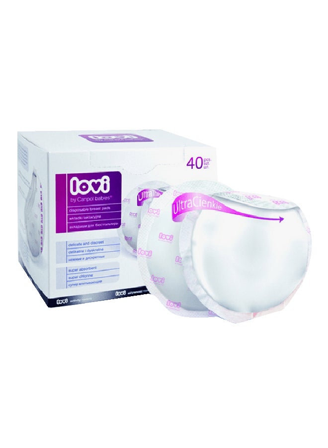 New Discreet Elegance Breast Pads 40-Piece