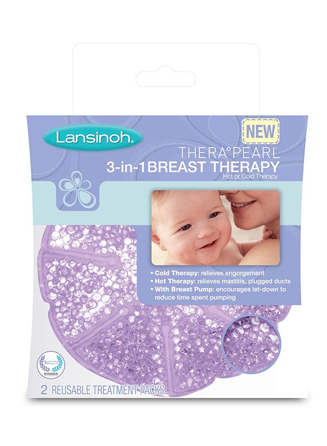 Pack Of 3 TheraPearl 2-In-1 Breast Therapy Pad Set