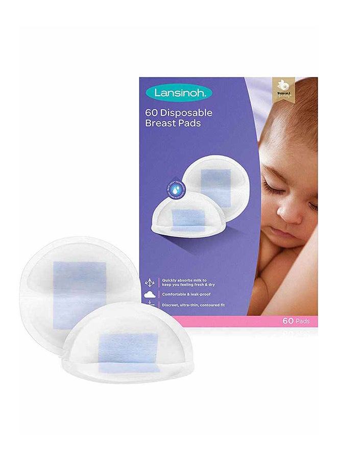 60-Piece Disposable Nursing Pads