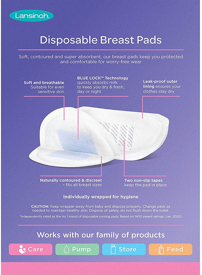 60-Piece Disposable Nursing Pads