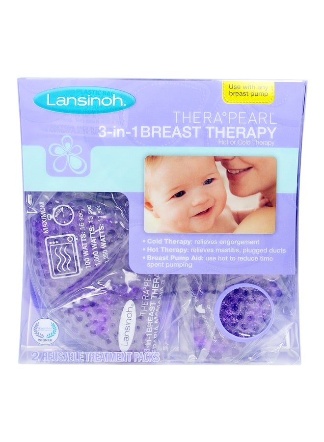 Pack Of 2 TheraPearl 3-In-1 Breast Therapy Pad