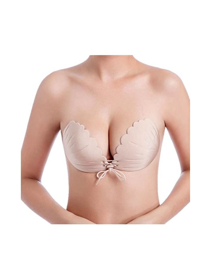Silicone Nipple Covers, Shell-shaped Nipple Cover, Invisible Bra Breast Adhesive Bra for Women Reusable Adhesive Invisible Pasties for All Breasts (1Pcs)