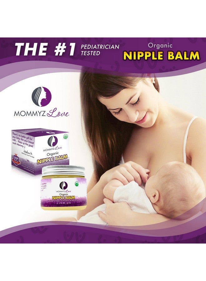 Best Nipple Cream For Breastfeeding Relief (2 Oz) Provides Immediate Relief To Sore Dry And Cracked Nipples Even After A Single Use Pediatrician Tested Usda Certified Organic (1 Jar)