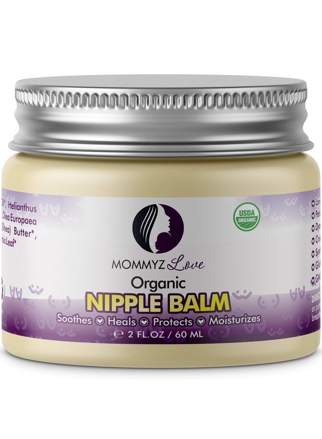 Best Nipple Cream For Breastfeeding Relief (2 Oz) Provides Immediate Relief To Sore Dry And Cracked Nipples Even After A Single Use Pediatrician Tested Usda Certified Organic (1 Jar)