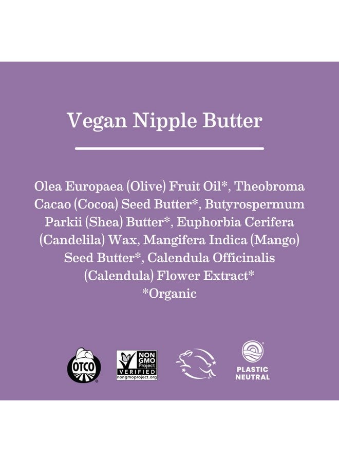 Vegan Nipple Butter Crueltyfree Breastfeeding Cream For Nursing Mamas Lanolinfree 2Ounce