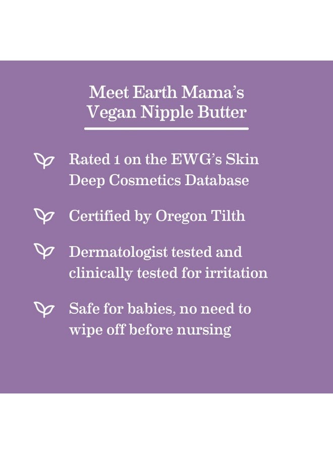 Vegan Nipple Butter Crueltyfree Breastfeeding Cream For Nursing Mamas Lanolinfree 2Ounce