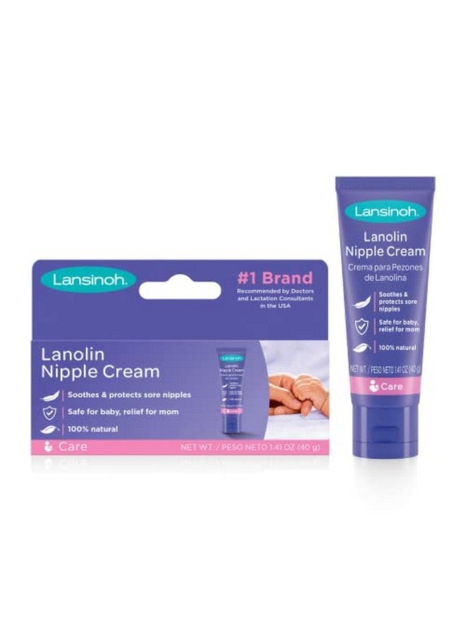 Lanolin Nipple Cream Safe For Baby And Mom Breastfeeding Essentials 1.41 Ounces