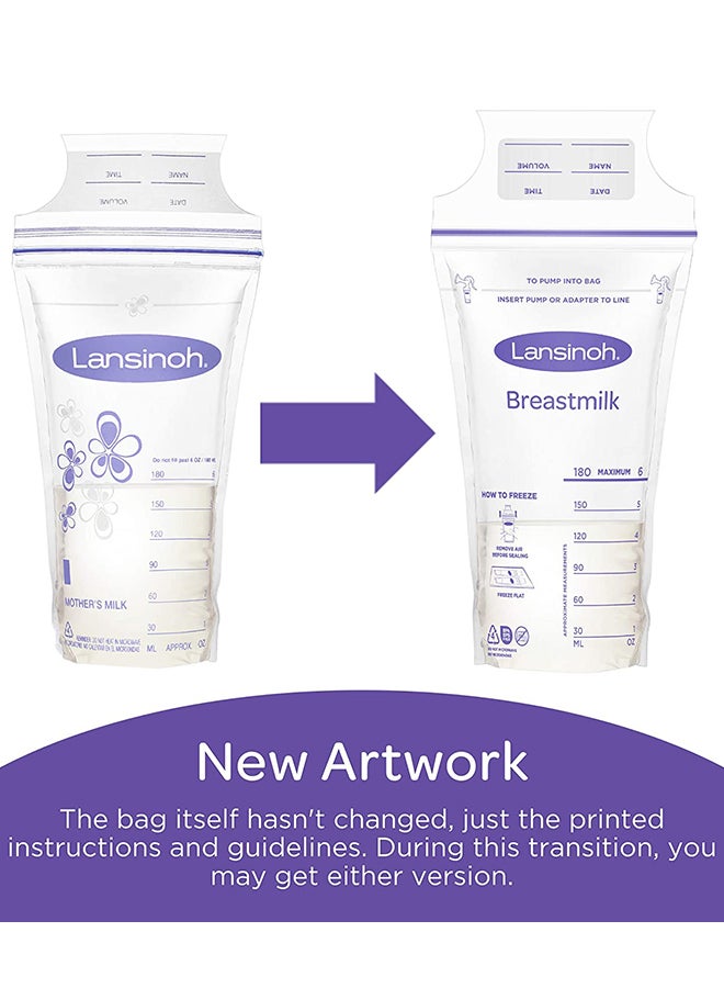 50-Piece Breastmilk Storage Bags