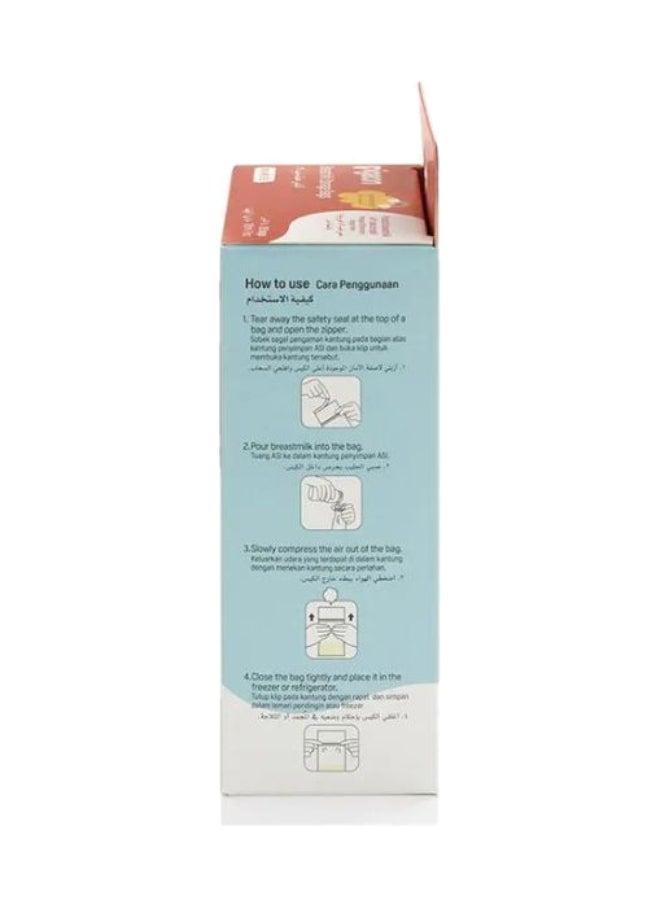 25-Piece Breast Milk Storage Bag