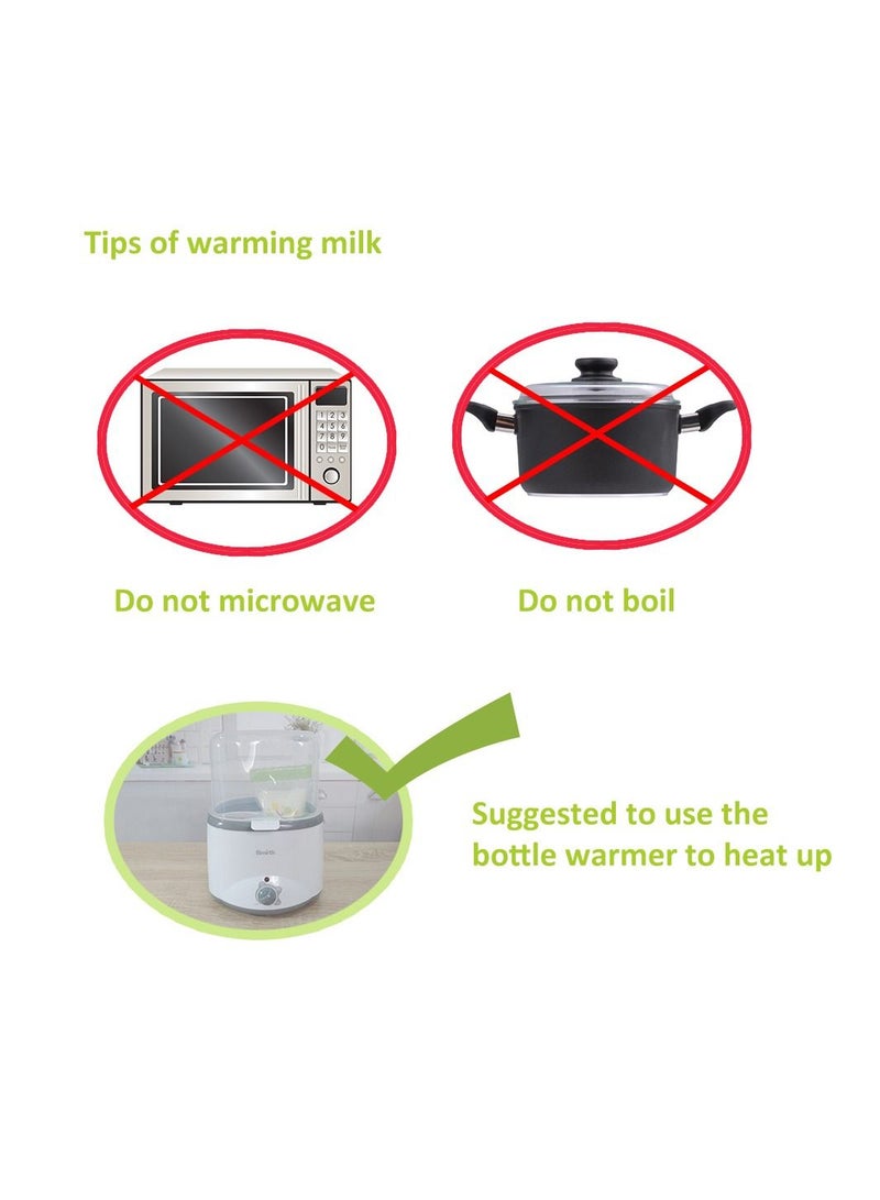 Breastmilk Storage Bags, SYOSI 112 Count BPA-free Milk Storage & Freezing Bag Container, 200ml Capacity Breast Milk Fresh Bags for Baby Infants Newborn