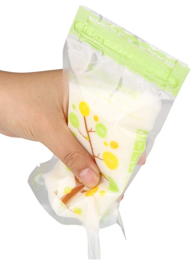 112 Count Breastmilk Storage Bags BPA-free Milk & Freezing Bag Container, 200ml Capacity Breast Fresh for Baby Infants Newborn