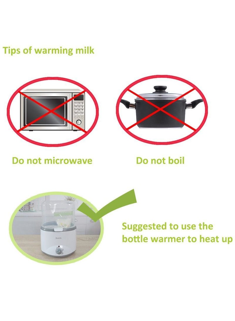 112 Count Breastmilk Storage Bags BPA-free Milk & Freezing Bag Container, 200ml Capacity Breast Fresh for Baby Infants Newborn