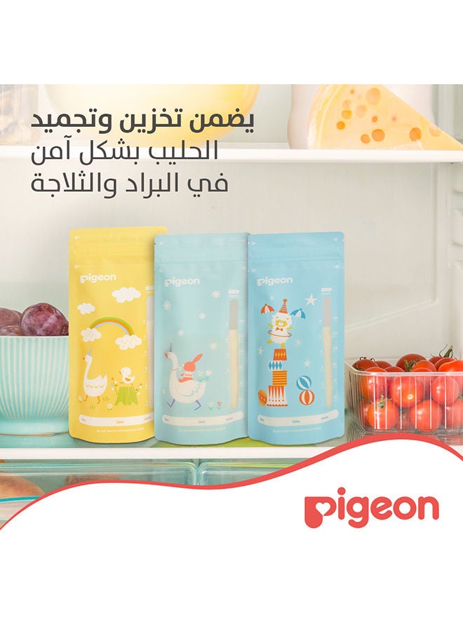 Breast Milk Storage Bags 180Ml, English/Arabic