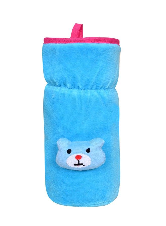 Bottle Cover For Philips Avent Wide Neck Feeders Soft Plush Stretchable Baby Feeding Bottle Cover With Easy To Hold Strap (Blue & Pink Wide Neck 240330Ml 811Oz)