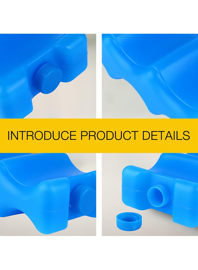 2Pcs Breastmilk Storage Bag, SYOSI Ice Pack for Lunch Box Contoured Shape Fits Around Breast Milk Bottles and Keeps Your Breast Milk Fresh