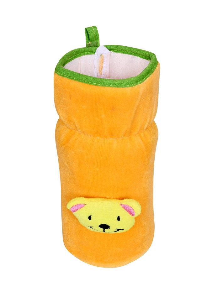 Bottle Cover For Philips Avent;Wide Neck Feeders Soft Plush Stretchable Baby Feeding Bottle Cover With Easy To Hold Strap (Yellow & Pink Wide Neck 240 330Ml;8 11Oz)