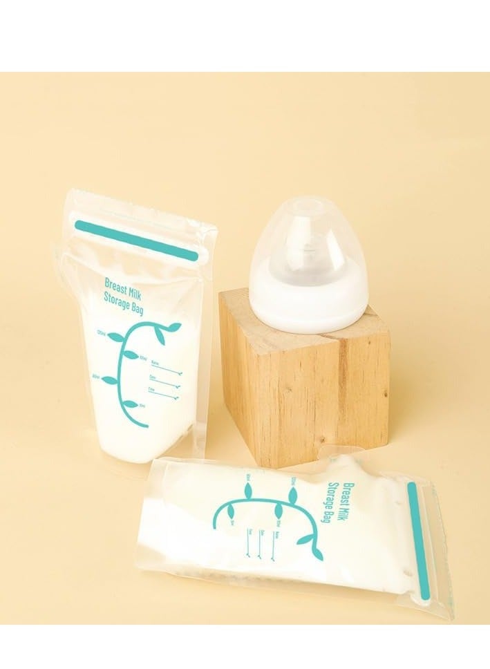 Breast Milk Storage Bags 30pcs 250ml Milk Freezer Bags Essentials Breast Milk Storage Bags for Freezer Pre-Sterilised Stand-Up Pouches No Leak Double Seal Freezer Milk Storage for Fridge