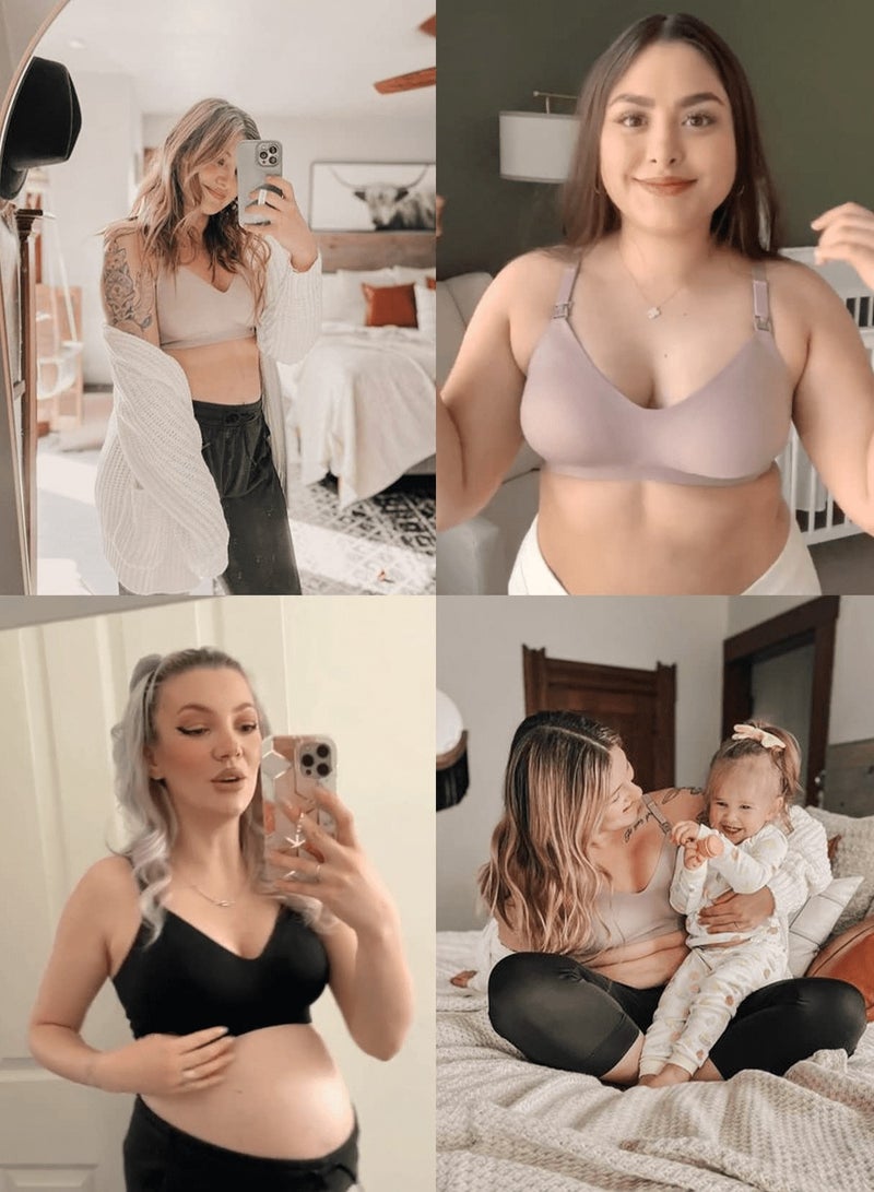 Seamless Ultra Comfort Maternity Nursing Bra For Breastfeeding