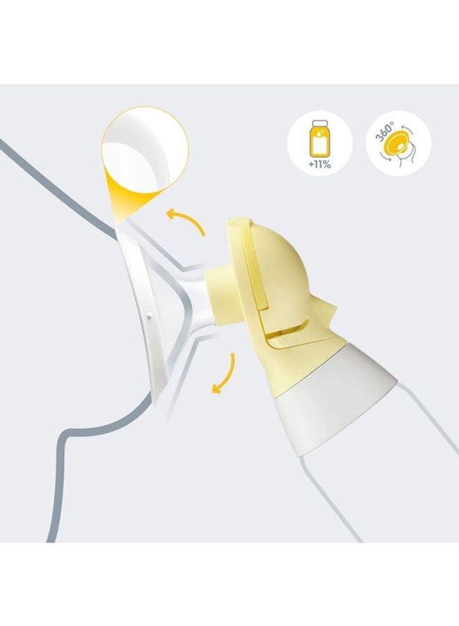 Pack Of 2 Personal Fit Flex Breast Shields, X - Large 30Mm Breast Pump Flanges, Made Without Bpa, Shaped Around You For Comfortable And Efficient Pumping