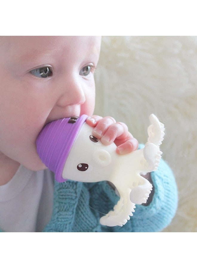 Baby Teething Toys For Babies 612 Months Mombella Octopus Teether For 1218 Months Soft Silicone Infant Teething Toys 69 Month Old Kids Chew Toy To Soothe Sore Gums Bpa Free Purple