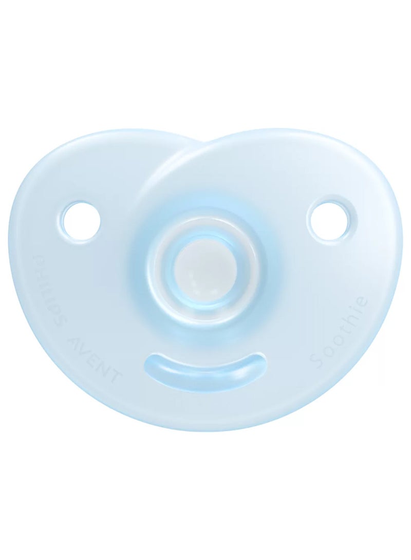 Silicone Pacifier, Soother, 0 - 6 Months , Mixed, 2 Count, Scf099, 20