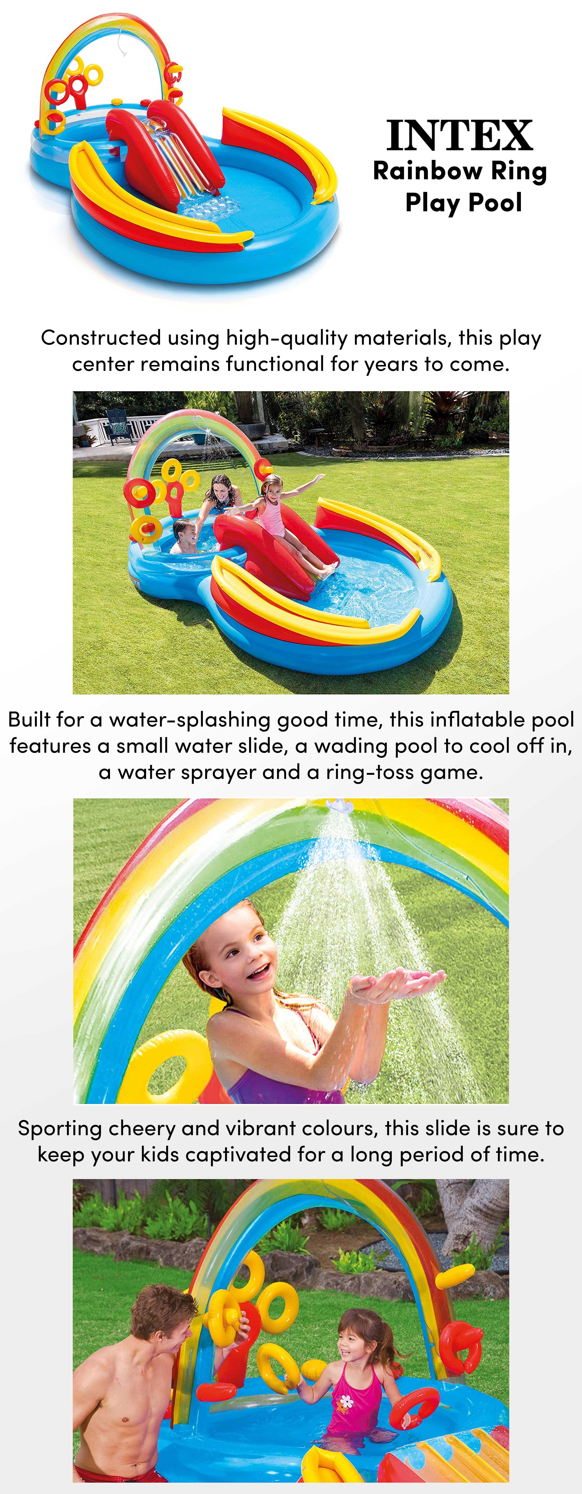 Rainbow Ring Play Center Inflatable 297x193x135cm