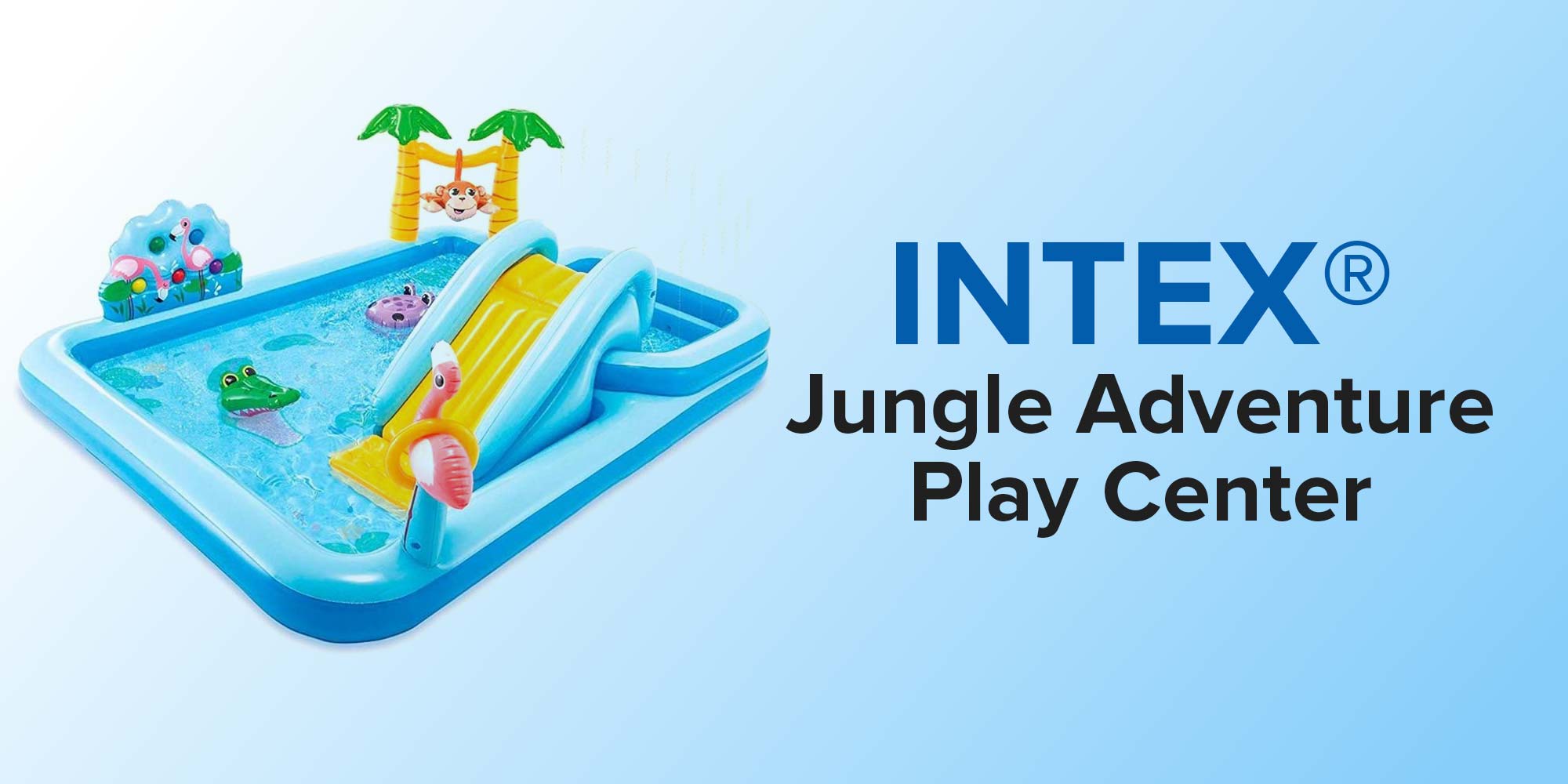 Jungle Adventure Water Slides 1466 96x78x28inch 96x78x28inch