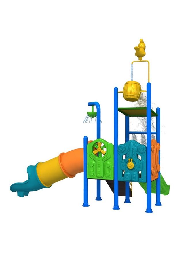 Amusement Park Children's Kids Plastic Slide Water Outdoor Cheap Playground Equipment