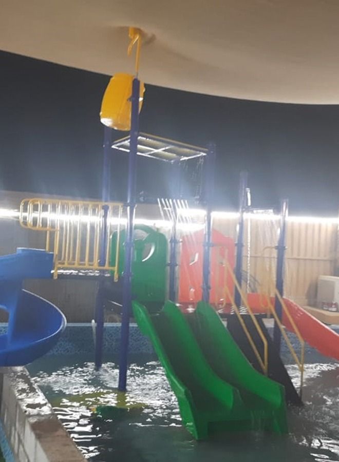 Water Play Equipment Outdoor Kids Playground Plastic Pool Playground