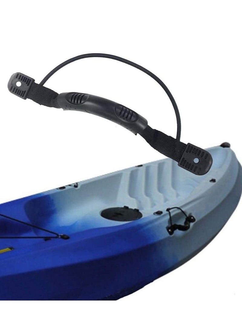 Kayak Handle Carry Handles Mount Paddle with Screws and Bungee Cord, Canoe Boat Side Mount Carry Handle, Kayak Carry Handle, Ocean, Rowing Tool, Pescador, Emotion Kayaks Suitcase, 4 Pcs