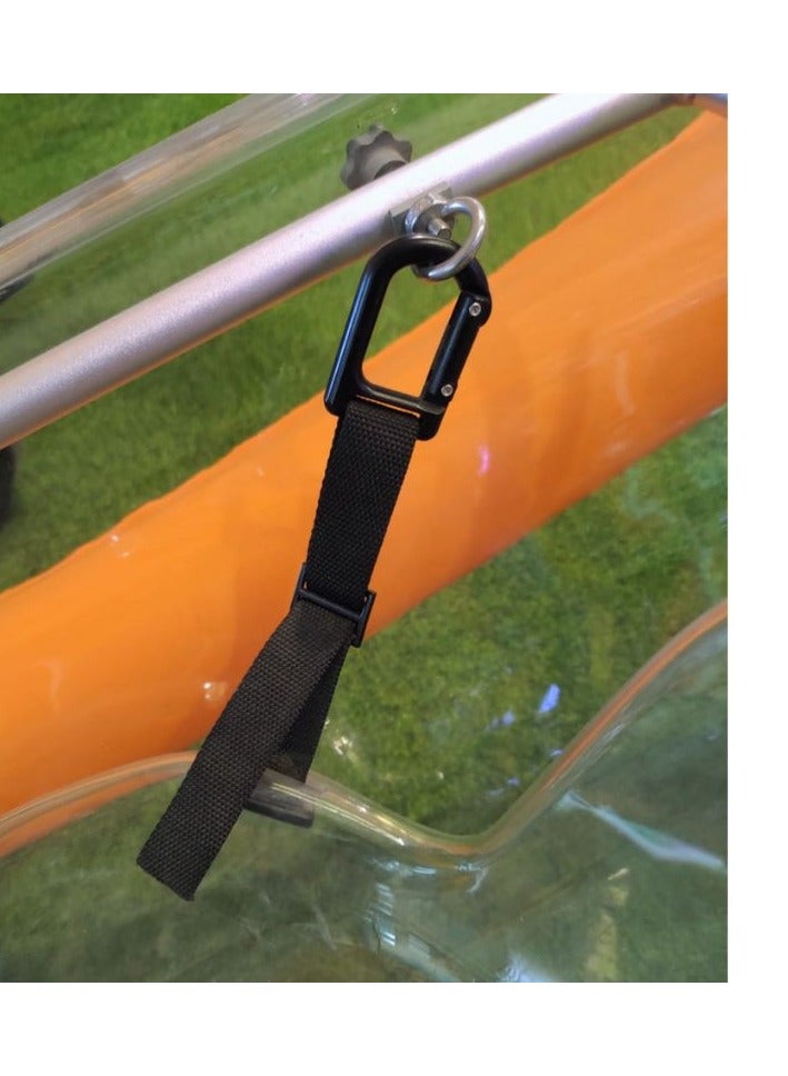 seat belt for transparent kayak seat
