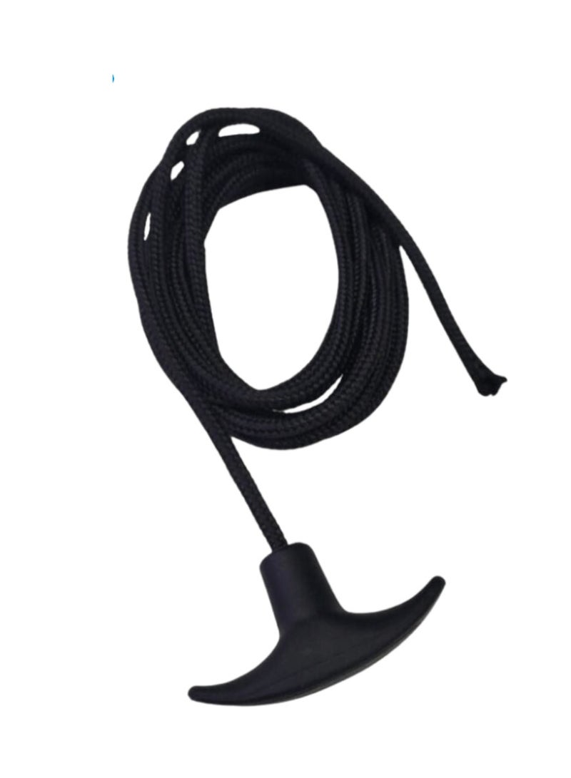 SPARE PULL ROPE FOR RUDDER SYSTEM