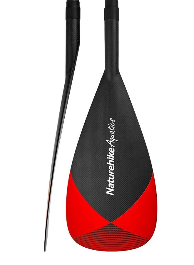 All Round Series Paddle | Lightweight Adjustable Aluminum Alloy Shaft | Durable Glass Fiber + PEP + Nylon Blade | ABS Outer Lock + Marble Lock Handle | Ideal for Stand Up Paddleboarding | Black-Red, 165-215cm