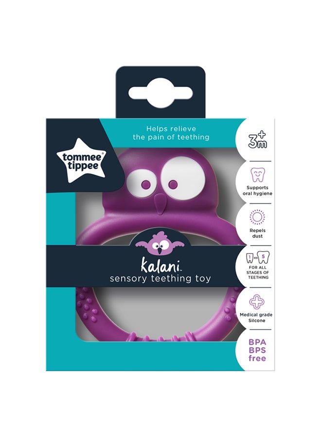 Kalani Mini Sensory Teething ToyFor Babies, Medical Grade Silicone Teether, 3m+
