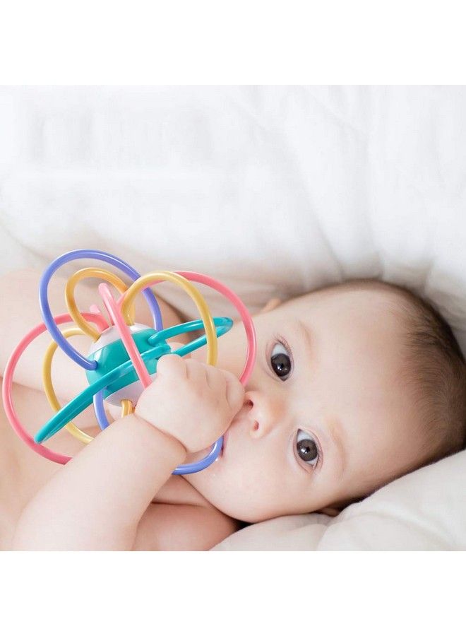 Baby Teether Tube Rattle Toy Multicolored.