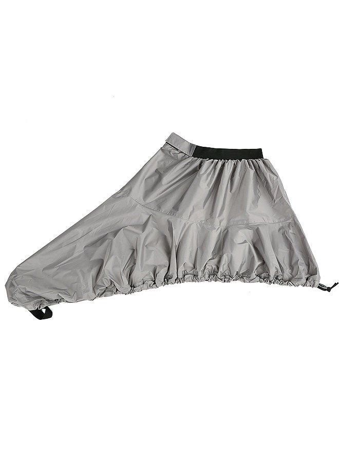 Universal Adjustable Sport Waterproof Nylon Kayak Spray Skirt Deck Sprayskirt Cover Grey L