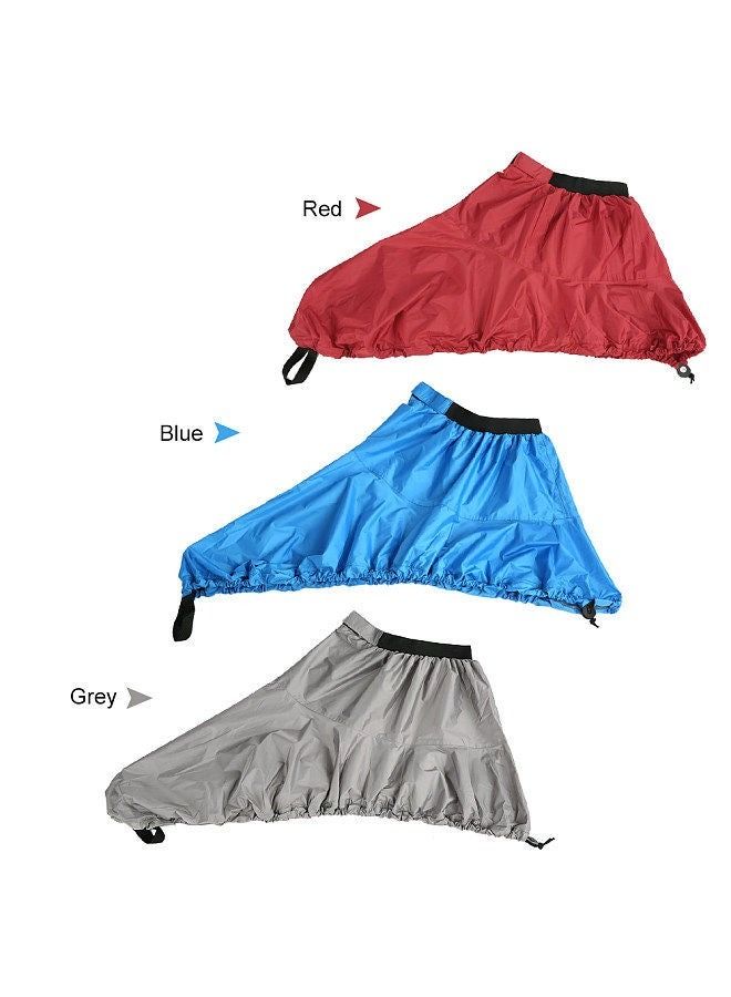 Universal Adjustable Sport Waterproof Nylon Kayak Spray Skirt Deck Sprayskirt Cover Grey L