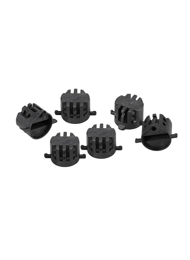 6 PCS Surfboard Rail Plug FCS Fin Plugs with 9MM Fin Screws FCS Leash Plug