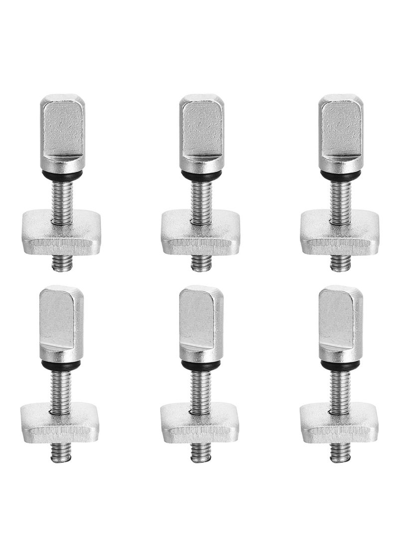 No Tool Stainless Steel Fin Screw, 6 Pieces Surfing Accessories Thumb Screw for Men Women Surfboard Surf Longboard Paddleboard and SUP