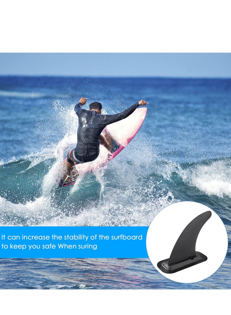 Surfboard Fins, Removable Universal SUP Fin, Nylon Safe Reinforced Replacement Diverter Tail Rudder for Longboard Surfboard, Inflatable Paddle Board, Stand-Up Board
