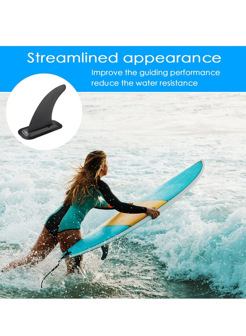 Surfboard Fins, Removable Universal SUP Fin, Nylon Safe Reinforced Replacement Diverter Tail Rudder for Longboard Surfboard, Inflatable Paddle Board, Stand-Up Board