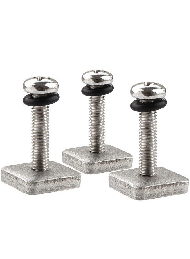 316 Stainless Steel Fin Screw And Plate For Surf Longboard And Sup 3 Pack M5 Screw Suitable For Plastic Single Fin