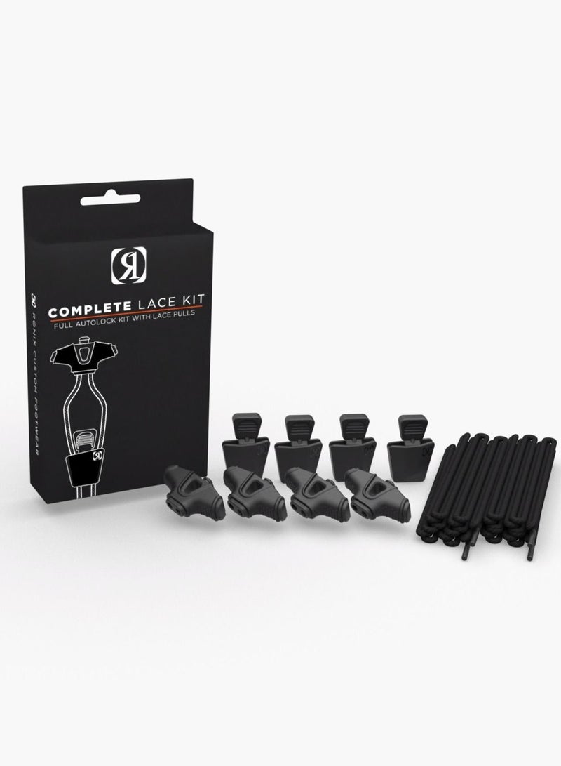 Ronix Complete Lace Kit - set of 4 Laces, 4 Auto Locks, 4 Pull Handles